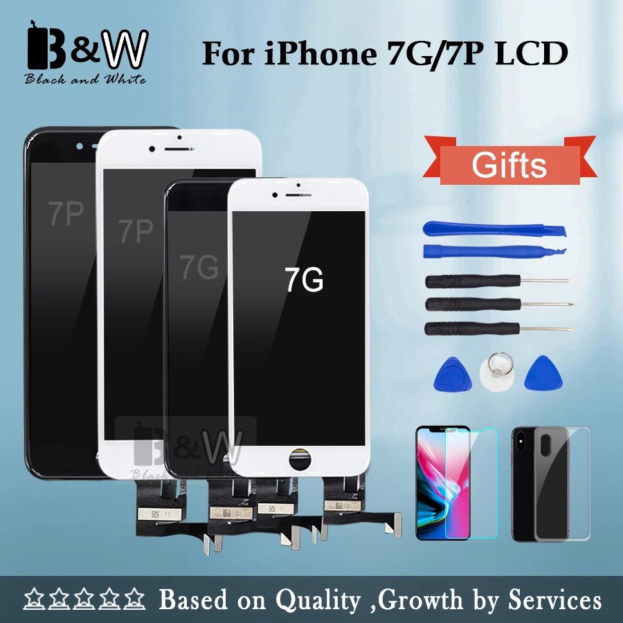 Ecran для iPhone 7 7P ЖК-экран Замена высокого качества с сетка динамиков + Сенсорное