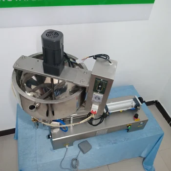 

Filling machine Single nozzle Paste range packaging equipment add Stirring and heating function