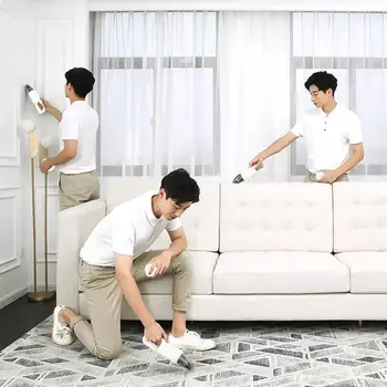 

Best XIAOMI MIJIA Cleanfly FVQ Portable Car HandHeld Vaccum Cleaner for home wireless Mini Dust Catcher Collector 5000Pa Suction