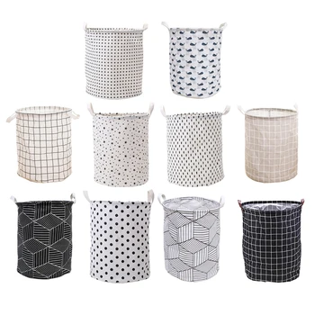 

Waterproof Folding Laundry Basket Clothes Storage Barrel Standing Kids Toys Storage Bucket Laundry Organizer S6S1046