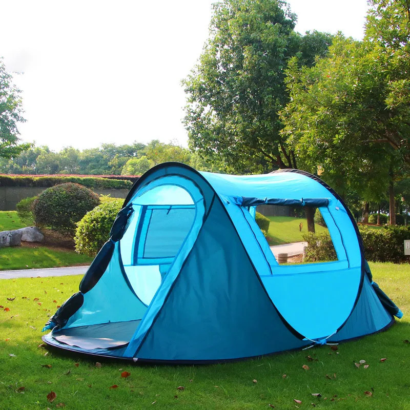 

Outdoor Throw Tent Outdoor Automatic Tents Throwing Pop Up Waterproof Camping Hiking Tent Waterproof Large Family Windproof Tent