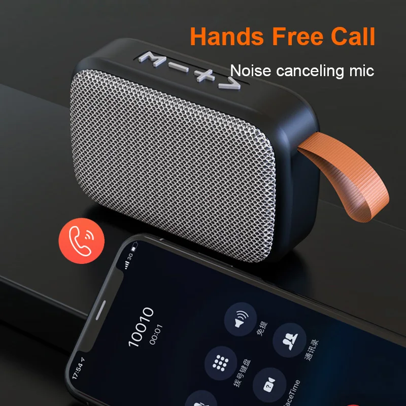 Беспроводной Bluetooth мини-динамик стерео портативный динамик s сабвуфер Bluetooth 4,2 с SD FM наружная Колонка громкий динамик G2