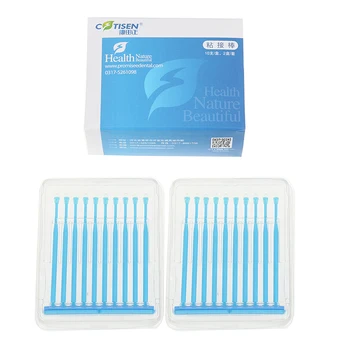 

HOT 10pcs/box Dental Disposable Adhesive Tip Applicator Tooth Crown Porcelain Veneer Disposable Health Care