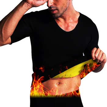 

Twinso Slimming Body Shaper Sport Shirt Neoprene Sauna Suit Tank Top Fat Burn Waist Trainer Tummy Trimmer Weight Loss Shapewear