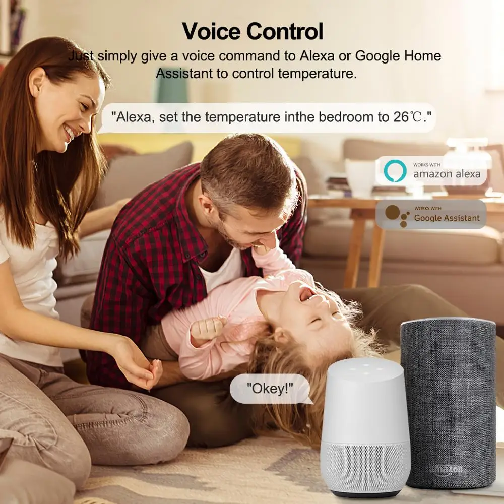Термостатический клапан радиатора Tuya ZigBee Smart TRV привод для прогашивания