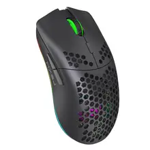 T66 New Game Wireless Mice With USB Receiver Mause 2.4GHz Wireless Optical Mouse Gamer RGB Light Suitable For PC Gaming Laptops