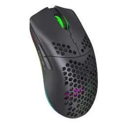 T66 novo jogo sem fio ratos com receptor usb mause 2.4ghz sem fio óptico mouse gamer rgb luz adequado para computador portátil de jogos