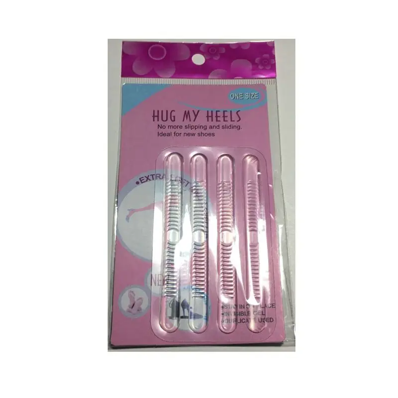 Silica gel transparent strip resistant sandals stick anti slip flat foot high heel insoles pads insert cushion 1pair=4pcs shoe insoles heel patch insole heel protector heel protector pads heel insoles heel cushion insole heel grips