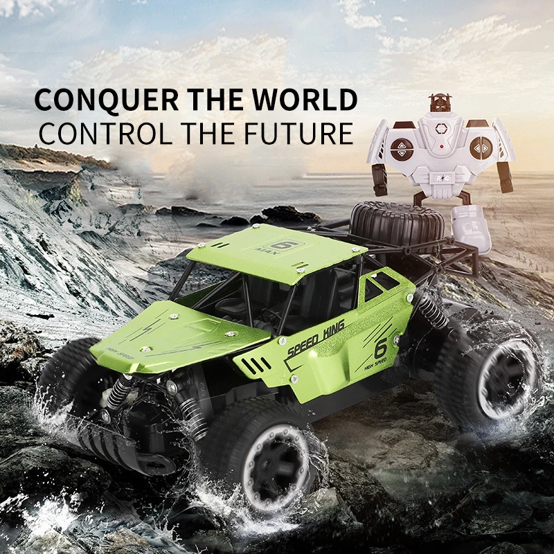 

1/18 RC Electric Car with 2.4GHz Deformation Remote Control Robot Model Toy Off-road Truck Gift for Children