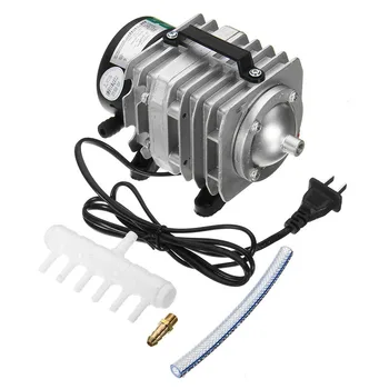 

45W 220V 70L/min Electromagnetic Air Compressor Pump Oxygen Aquarium Fish Pond Compressor Hydroponic Air Aerator Pump ACO-318