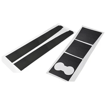 

New Car Center Console Dashboard Vinyl Wrap Kit Stickers Carbon Fiber For Tesla Model 3 Decors Accessories