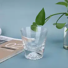 300 мл инновационная прозрачная стеклянная чашка для виски, воды, чая, питьевой чашки для домашнего использования в бара, прозрачная