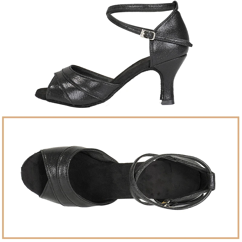 SWDZM Women Dance Shoes Ballroom Latin Dance Shoes Girls Ladies Samba Dancing-Shoes Tango Dance Shoes Salsa Sandals 3 colors 4