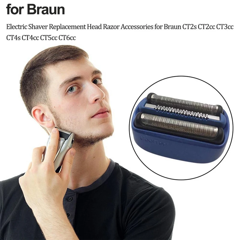Сменные лезвия для бритвы с фольгированной головкой для Braun серии CT 40B CT2S, CT4S CT2Cc, CT4Cc, CT5Cc, CT6Cc 5676 Мужская бритва черного цвета He