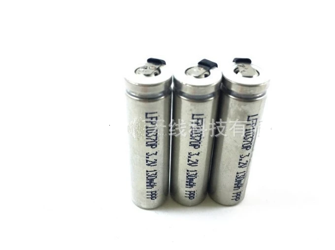 LiFePo4 10370 3,2 V 130mAh с вкладкой подключения для электронной сигареты IQOS 10C 20C сменная батарея