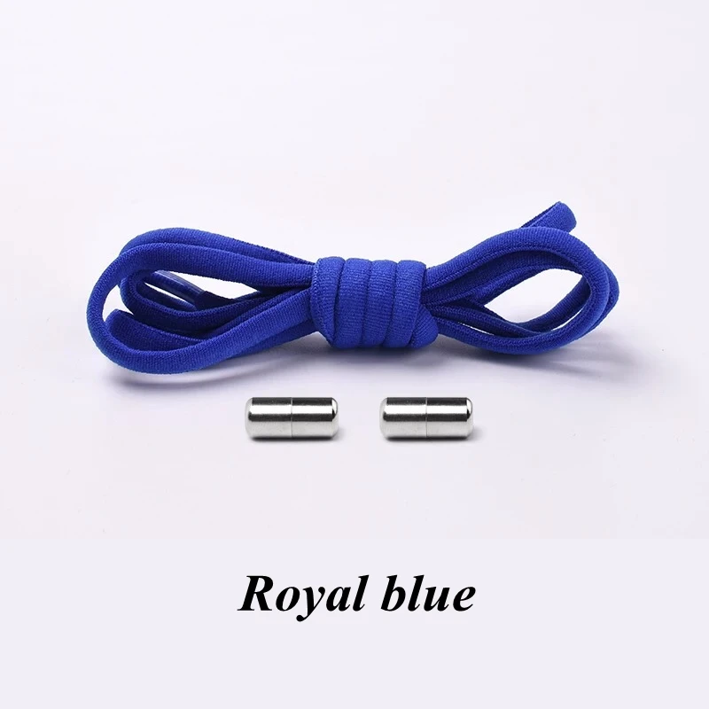 1 Pair Elastic Shoe laces Round No Tie Shoelaces Kids and Adult Sneakers Shoelace Running Leisure Quick Lazy Laces 19 Colors