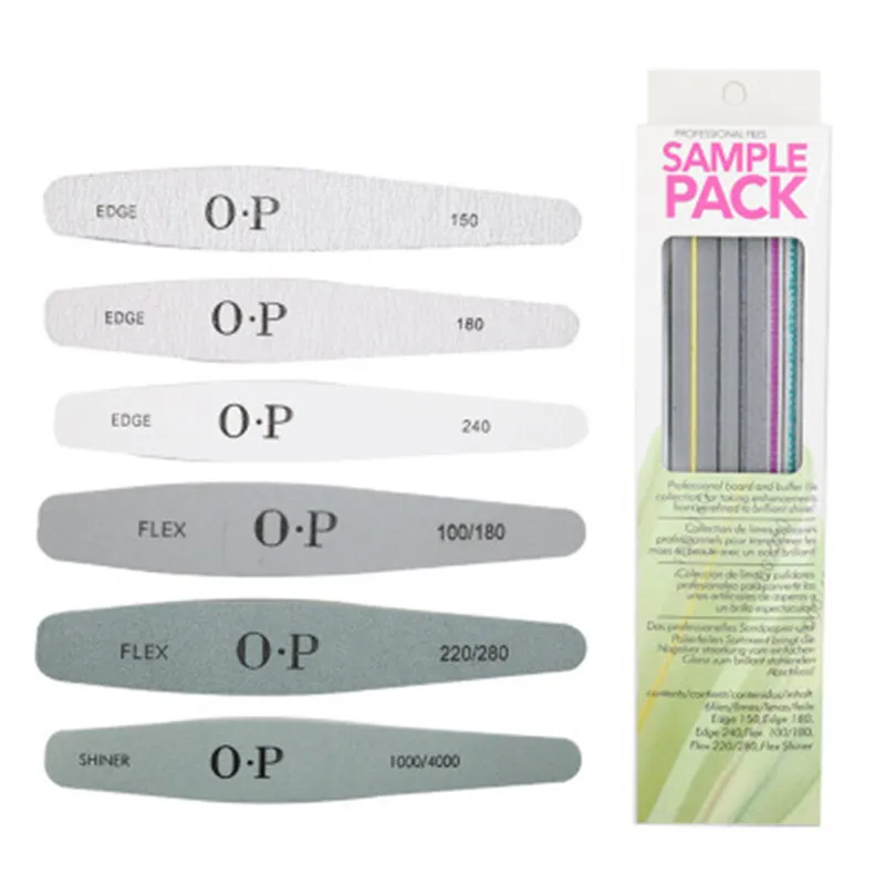 30setNew Профессиональный 6-pack/набор для маникюра пилочки для ногтей грубая ремонтная пилка для ногтей