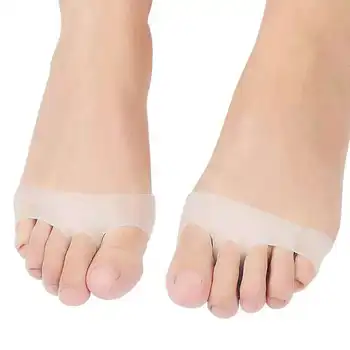 

1Pair Gel Toe Separator Bunion Splint Beehive Forefeet Sleeve Cushions Metatarsal Pads Pain Relief Foot Care