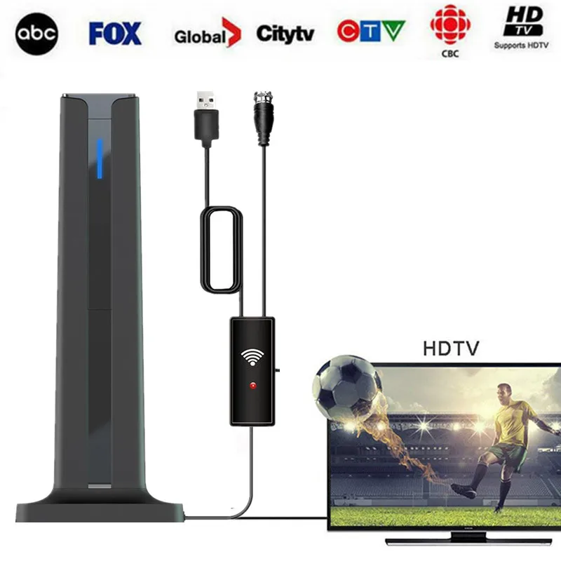 Hengshanlao HDTV антенна наружная 5000 миль цифровой ТВ Приемник с усилителем для серфинга