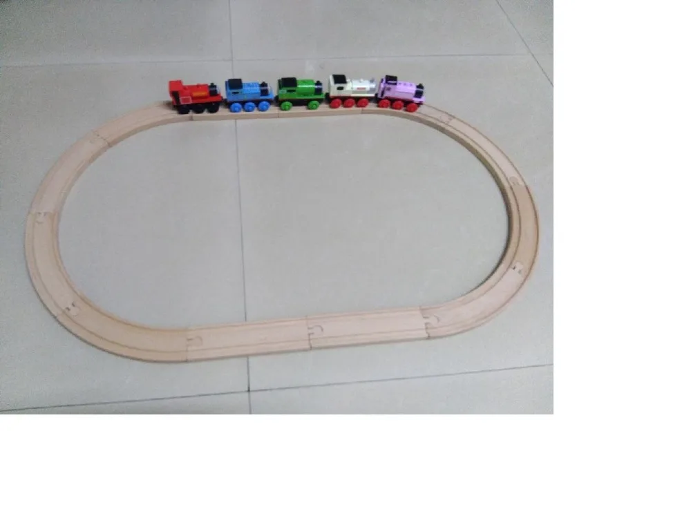 5PCS-Thomas-Trains-Wood-Railway-Track-12PCS-Thomas-and-Friends-Wooden-Trains-Model-Magnetic-Train-Toys (5)