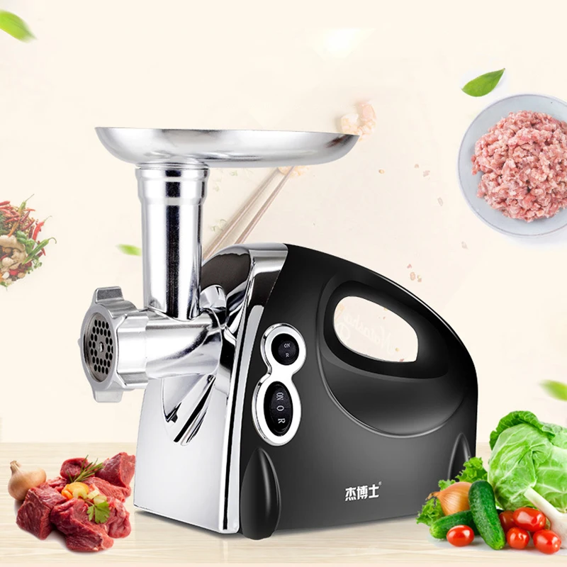 

Electric Meat Grinder Fully Automatic Home 220V Minced Meat Food Processor Enema Machine Small Commercial Kitchen Appliances