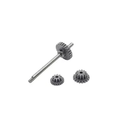 WPL – accessoires de mise à niveau et de Modification de voiture D12 1/10 RC, boîte de vitesses en métal, dents en acier, Installation Non Destructive 