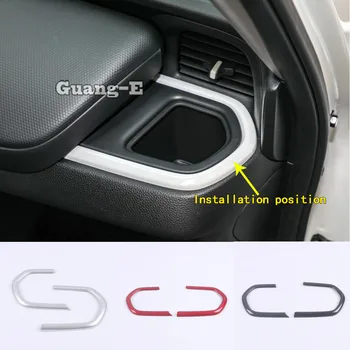 

Car Styling Sticker Garnish Cover Trim ABS Front Left+Right Air Conditioning Outlet Vent For Honda Fit Jazz 2020 2021