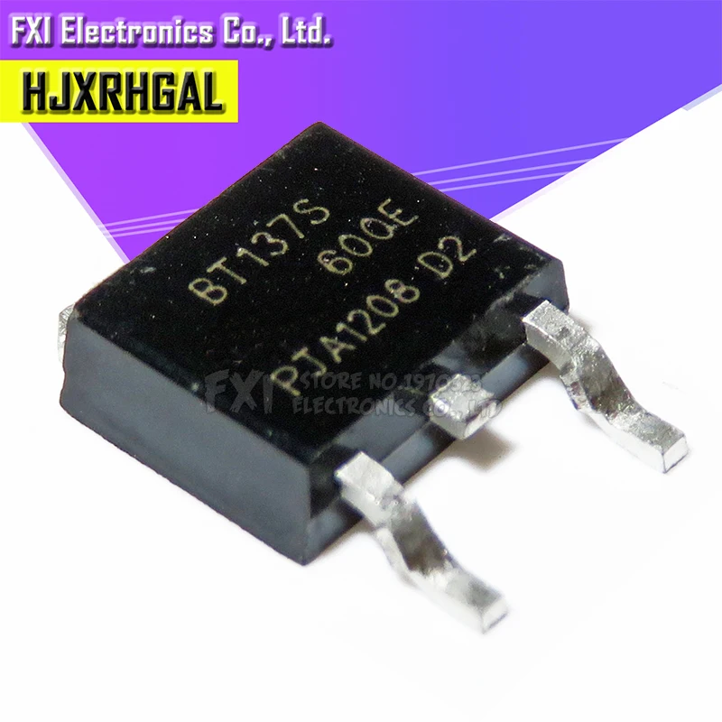 10 шт. BT137S-600E BT137S triac SMD TO252 посылка новый оригинальный | Электронные компоненты и