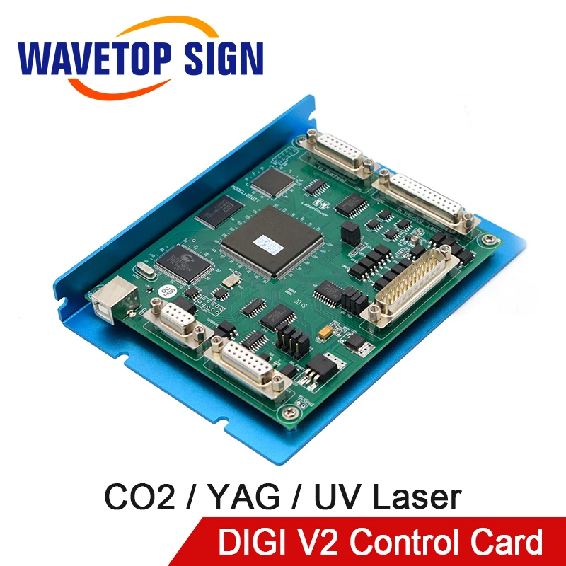 US $204.40 Usb Laser Marking Machine Control Card Digial Signal Support 64 Bit System Software Ezcad 276 For Co2 Yag Uv Laser Module