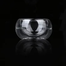 Стеклянная чашка для кофе кружки креативный 50 мл контейнер для молока обеденный чай чашка напитки пиво прозрачный бар Термоизолированный