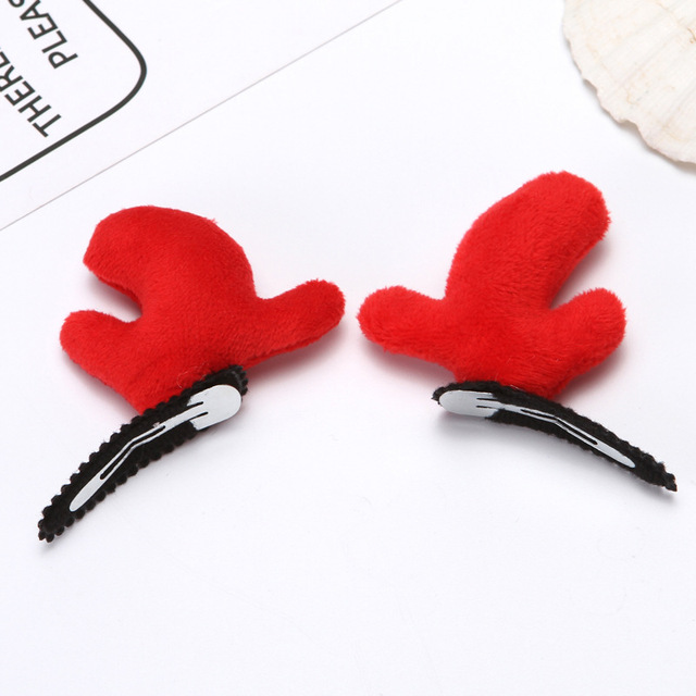 Christmas adult children hair clip Santa Claus antler hairpin clip Christmas hat gift cute hair clip Accessories