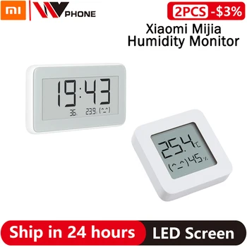 

Xiaomi Mijia Bluetooth Humidity Monitor Smart Sensor Digital Hygrothermograph Hygrometer Thermometer Moisture Meter LCD Screen