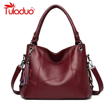 

Tassel Women Handbags High Quality Soft Leather Designer Female Crossbody Shoulder Bags Casual Large Capacity Ladies Hand Bags