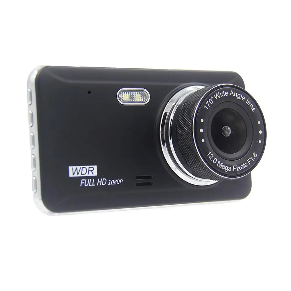 170 Degree Wide Angle 4.0 Inch 1080P HD Dual Lens Camcorder Rear View Car DVR Video Data Recorder |