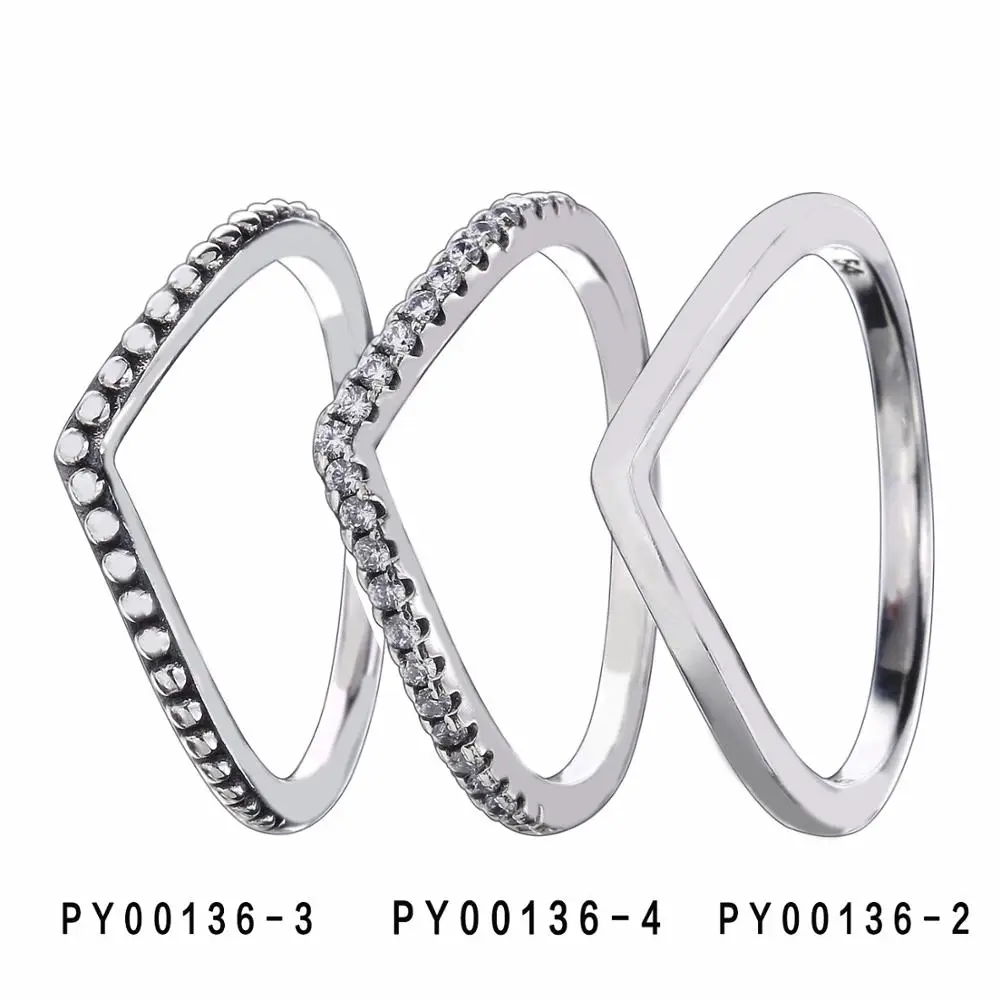 

Ajax 925 Sterling Sliver Simple Style Crystal Clear Engagement Ring Is The Best Choice For Women