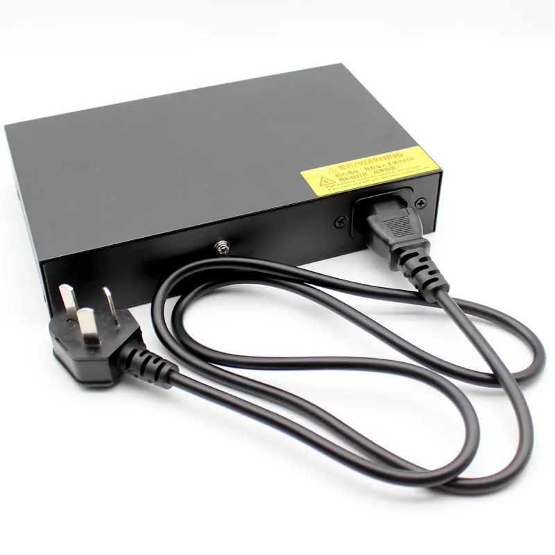 4 8 16 24 Ports Smart POE switch Power supply Ethernet 10/100Mbps IEEE802.3af/at DC52V for IP camera