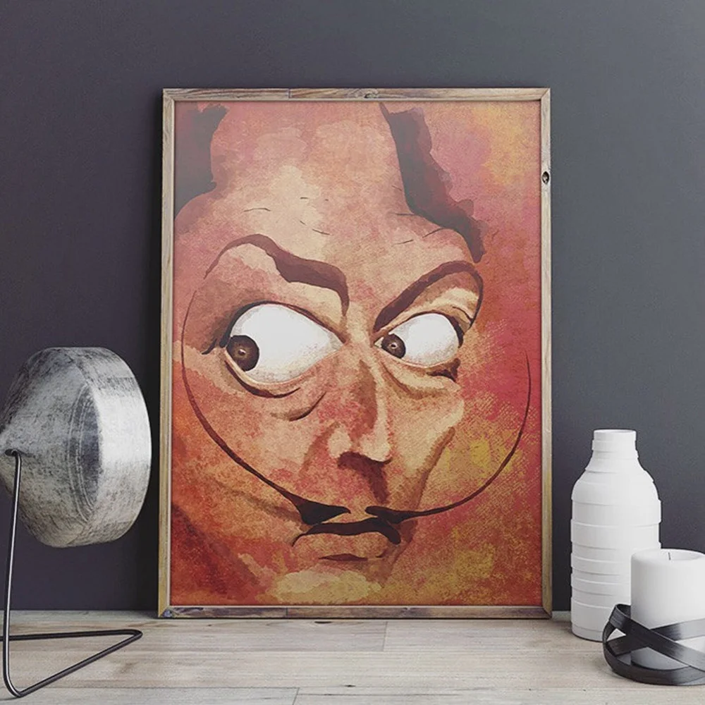 

Modern Salvador Dali's A Thousand Gazes Canvas Painting Abstract Posters Prints Wall Art Pictures Living Room Home Cuadros Decor