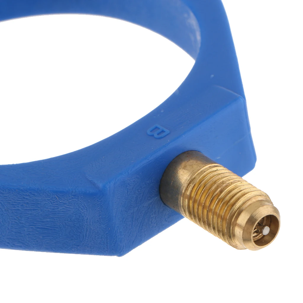 Automotive Car Can Tap R134a Refrigerant Hose Bottle Opener 1/4SAE Blue