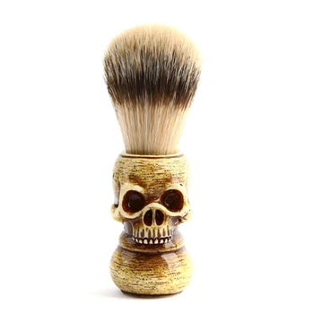 

1Pc Badger Hair Shaving Brush Men Shaving Brush Barber Salon Facial Beard Clean Shave Tool Razor Brush With Handle