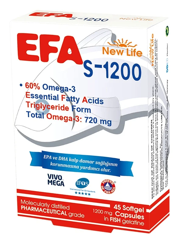 Newlife Efa S 1200 Omega 3 45 Capsule 