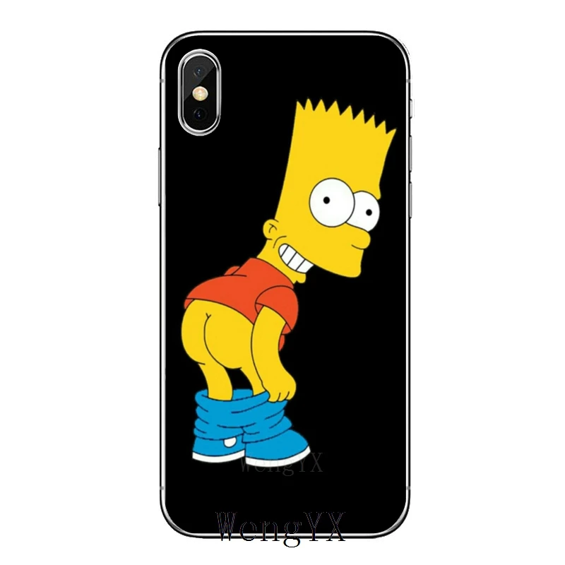 Для samsung Galaxy J8 J7 J5 премьер-профессионал J3 A3 A5 A7 Барт Симпсон мультфильм Заводское изготовление мягкий чехол для мобильного телефона чехол - Цвет: Preto-A-05