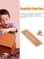 Mancala Board Games African Chess Game Folding Wooden Checkerboard Children Adults Strategy Games Educational Toys 2