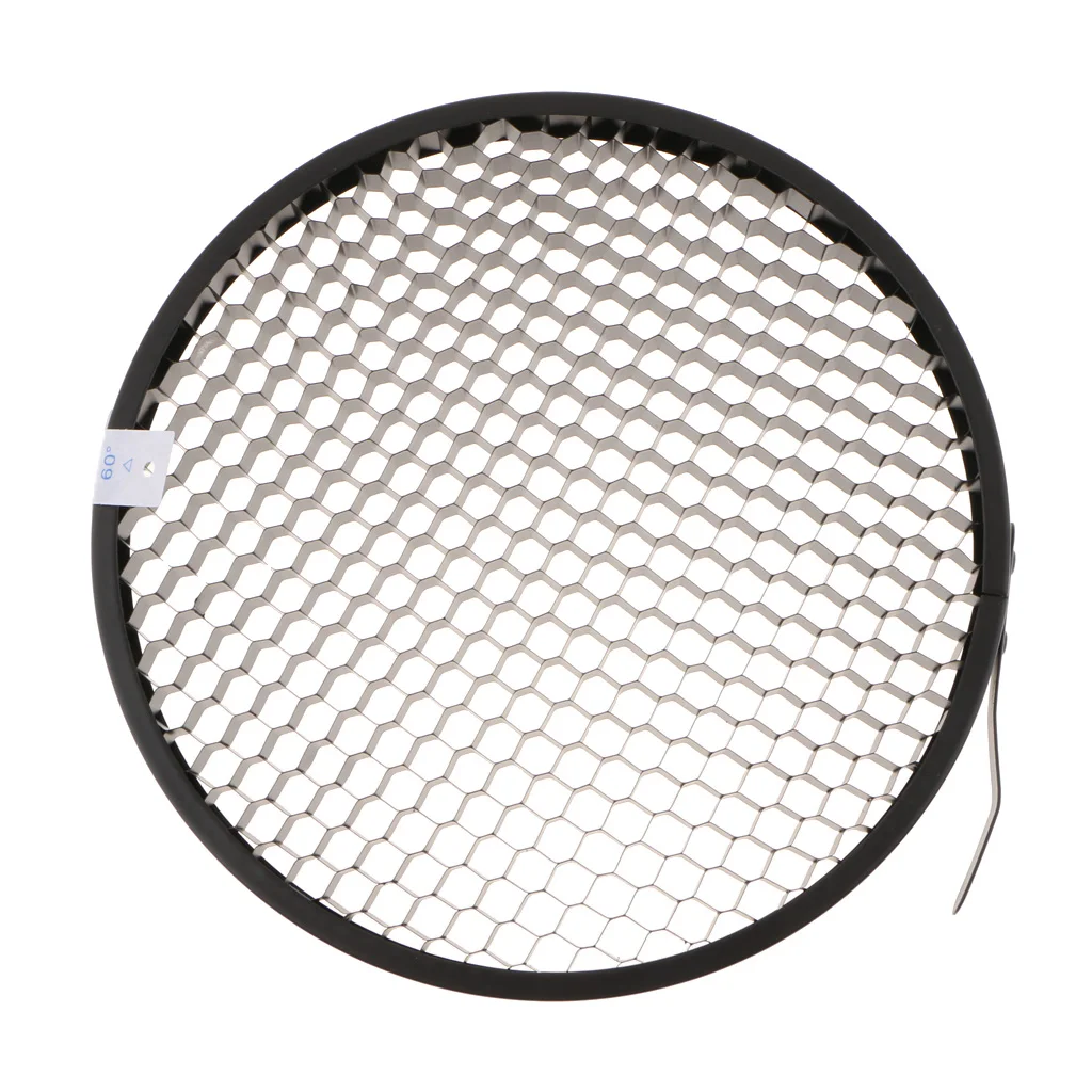 

60° Honeycomb Grid Mesh For 7-inch Reflector Diffuser Lamp Shade Dish Black