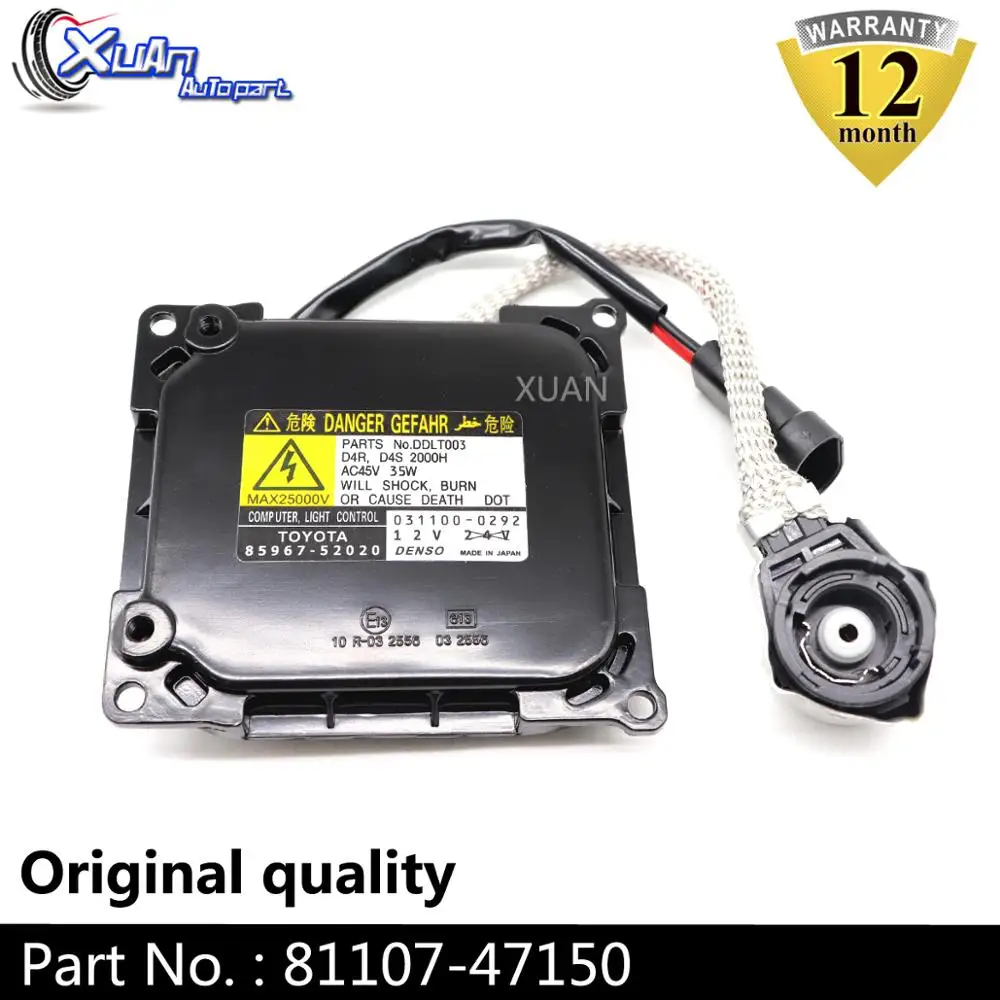 XUAN 81107 47150 D4R D4S HID фара балласт блок управления для Toyota Prius Avalon Solora Venza SC430 GS300 ES350 IS250