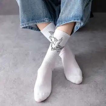 Lil Peep 양말 90% 면 Lil Peep 청소년 양말 캐주얼 편지 야생 중립 남성 여성 성인 한 사이즈 고품질 흰색