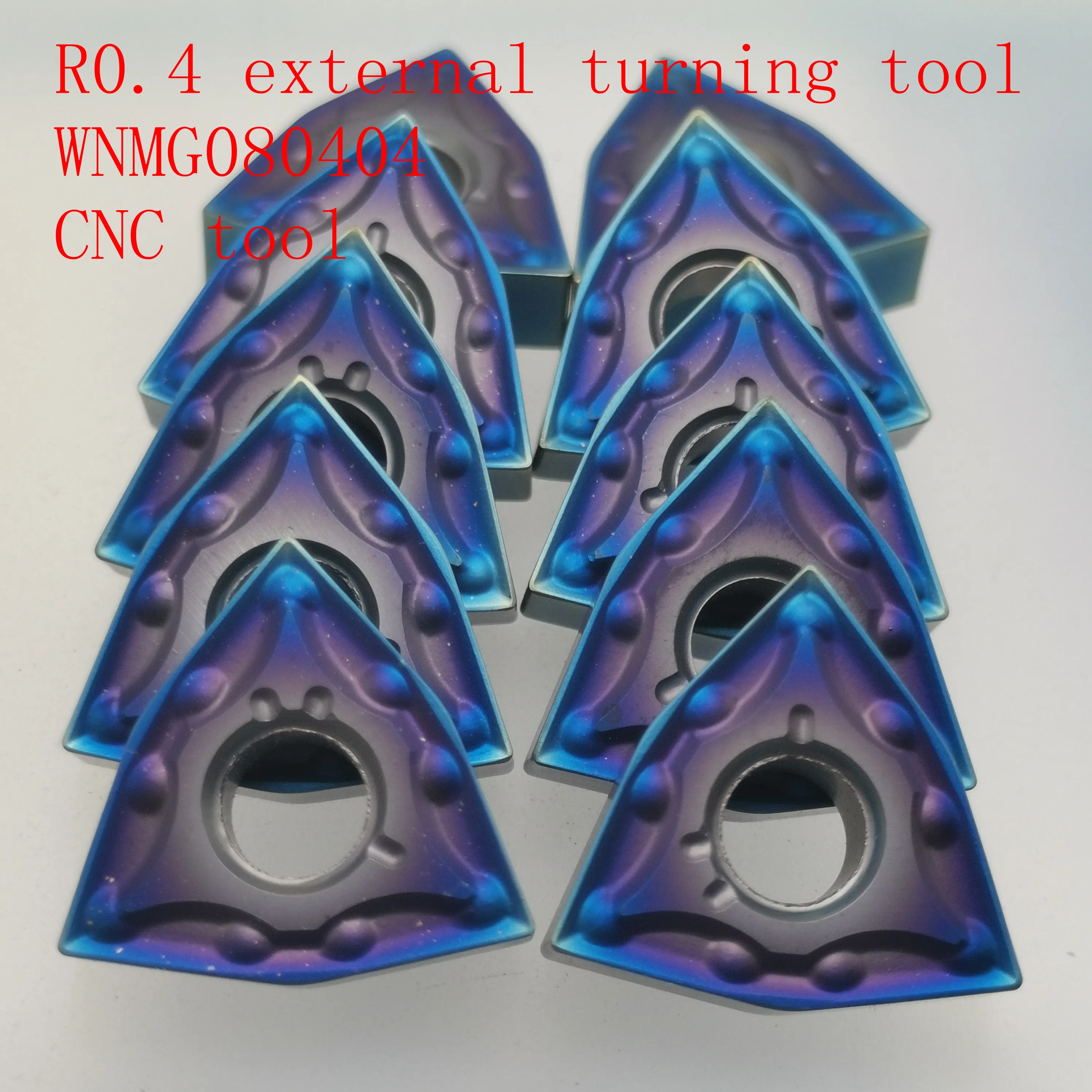 

Made in China WNMG080404 lathe tool, external turning tool R0.4 outer round finishing tool CNC lathe tool