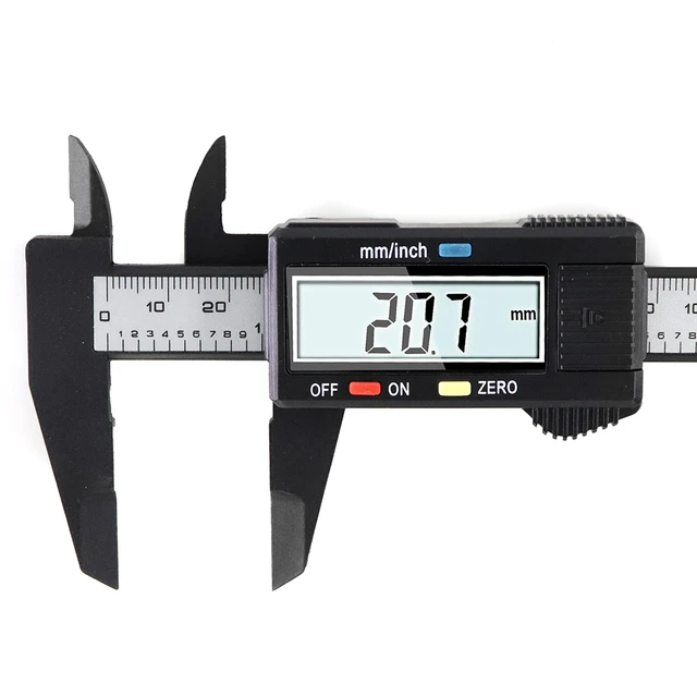 Calibrador Digital Vernier electrónico de 6 pulgadas, 100mm, micrómetro,  herrami