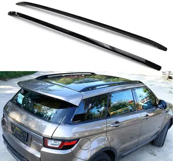 

2 Pcs Aluminum Roof Rail Rack Luggage Baggage Rack Fit for Land Rover- Range Rover Evoque L358 2011-2019 - Silver