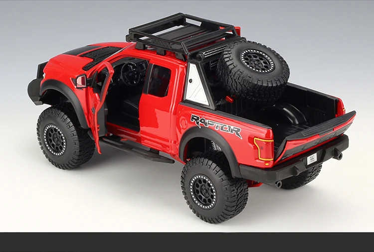 Maisto 1/24 F-150 Raptor SVT пикап литой автомобиль модель Металлический Игрушечный Автомобиль для детей подарок на день рождения игрушка