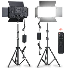 LED Photo Studio Light Youtube Live Portable Video Lighting 40W/50W With Remote Control Video Recording Photography Panel Lamp